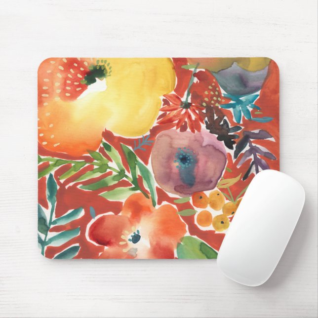Tapis De Souris Flore abondante III (Avec souris)