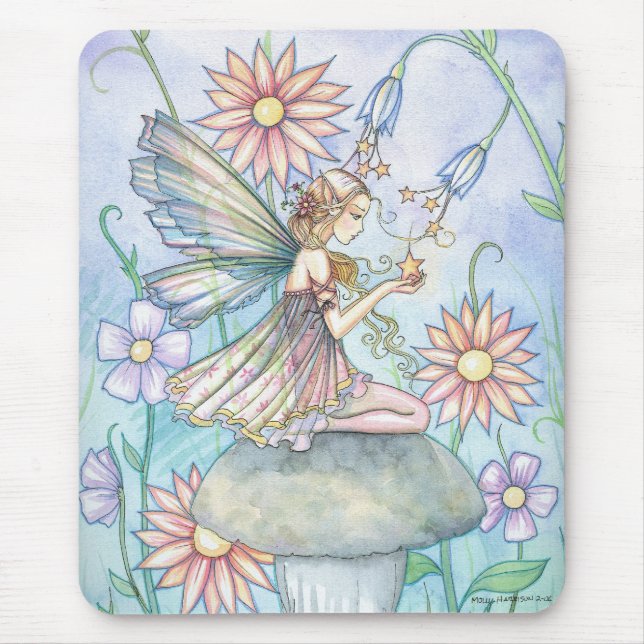 Tapis De Souris Flore de printemps Art de Molly Harrison (Devant)