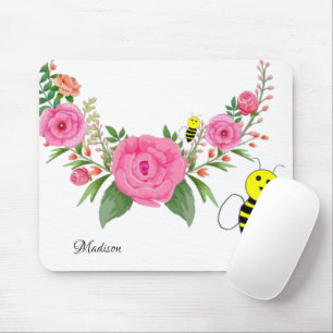 Tapis De Souris Flore Fleurs Bumblebee Pad Souris!