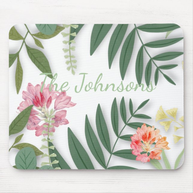 Tapis De Souris Flore tropicale (Devant)
