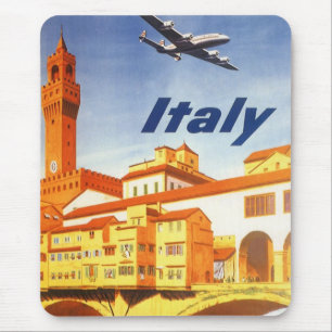 Tapis De Souris Florence Italie Ponte Vecchio Vintage voyage du po
