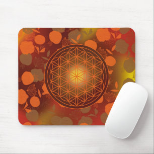 Tapis De Souris flower of life, chakra,zen,sacred geometric,