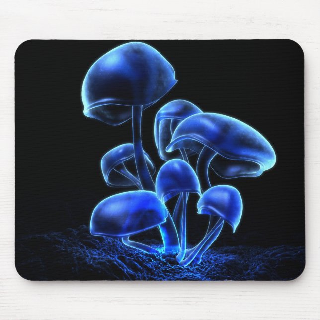 Tapis De Souris Fluorescence (2009) Mousepad bleus (Devant)