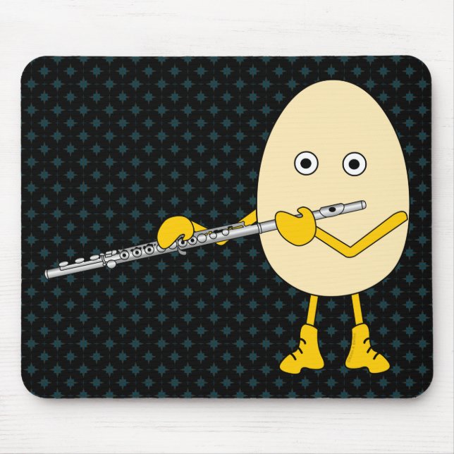 Tapis De Souris Flûte Jouer Egghead (Devant)