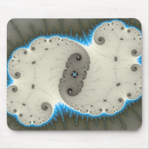 Tapis De Souris Flux bleu - Mousepad fragile