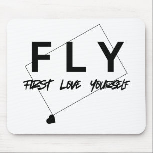 Tapis De Souris FLY - First Love You Pavé de souris motivant