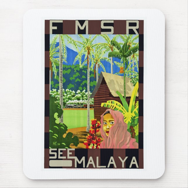 Tapis De Souris FMSR Voir Malaisie (Devant)