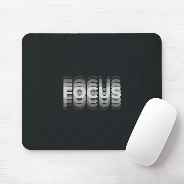 Tapis De Souris Focus Optical Illusion Mouse Pad (Avec souris)