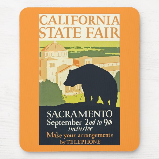 Tapis De Souris Foire nationale de Californie (Devant)