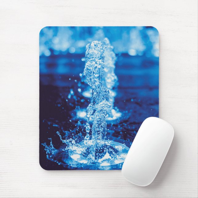 Tapis De Souris Fonction Clear Blue Water en mouvement (Avec souris)