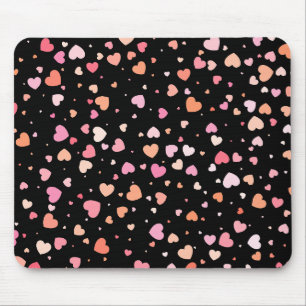 Tapis De Souris Fond de motif Saint-Valentin 2023 avec cœur