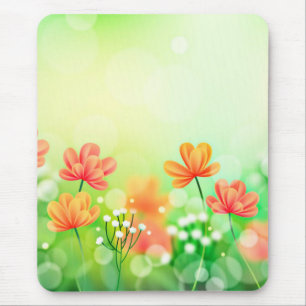 Tapis De Souris Fond flou réaliste de printemps-52374