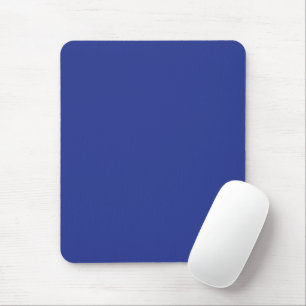 Tapis De Souris Fond uni bleu foncé   Design minimaliste audacieux