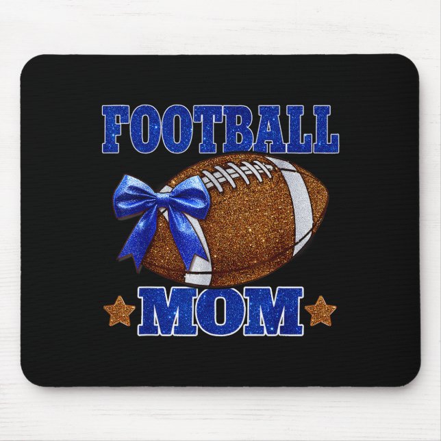 Tapis De Souris Footbal Mom Football Mama Game Day Football Season (Devant)