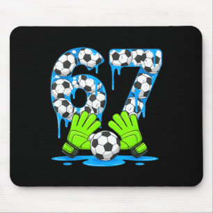 Tapis De Souris Football 67 Six Sept Génération Alpha Mème Dégouli