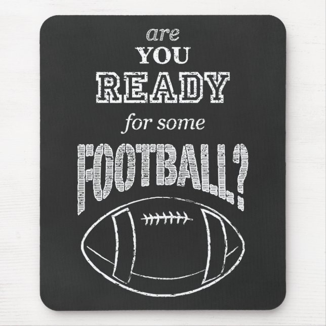 Tapis De Souris football à craie (Devant)