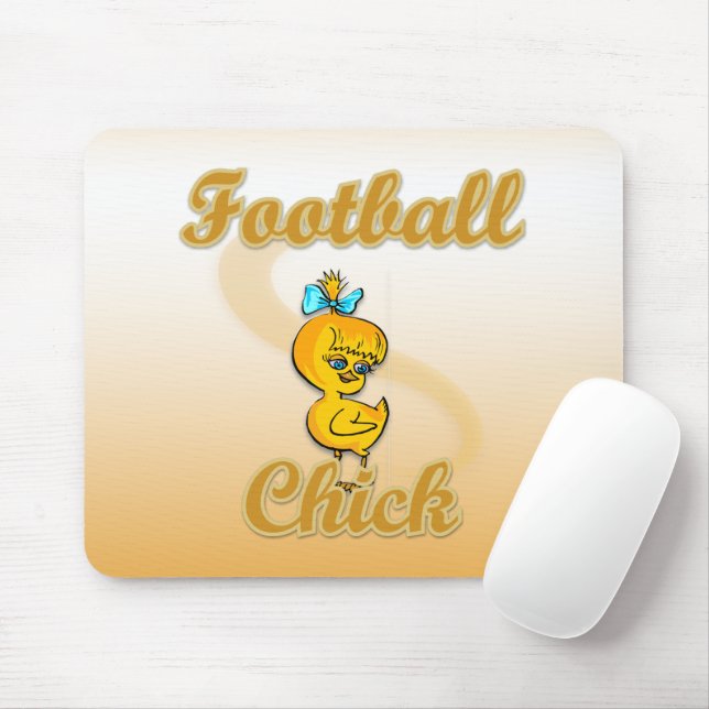 Tapis De Souris Football Chick (Avec souris)
