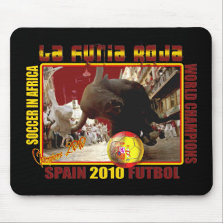 Tapis De Souris Football du football de Taureau d'Espagnol de