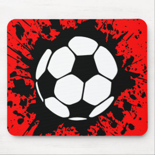 Tapis De Souris football éclaboussé