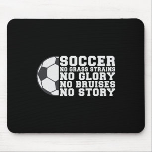 Tapis De Souris Football Pas de Blessure sans Gloire Pas de Bleus