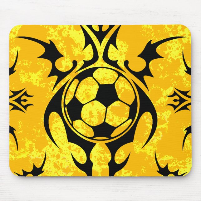 Tapis De Souris football. tribal. (Devant)