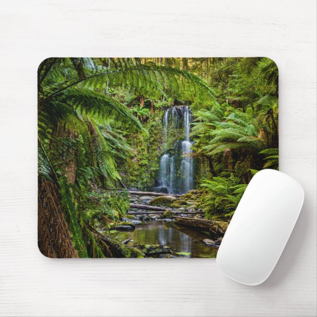 Tapis De Souris Forêt | Beauchamp Falls Australie (Avec souris)