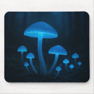 Tapis De Souris Forêt de champignons bioluminescents