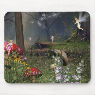 Tapis De Souris Forêt de féerie