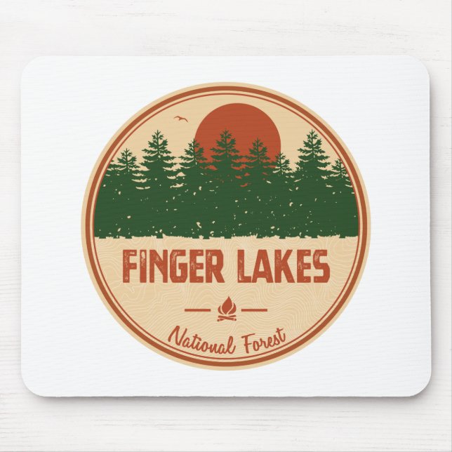Tapis De Souris Forêt nationale de Finger Lakes (Devant)