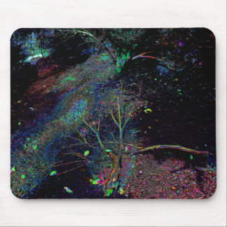 Tapis De Souris Forêt psychédélique....