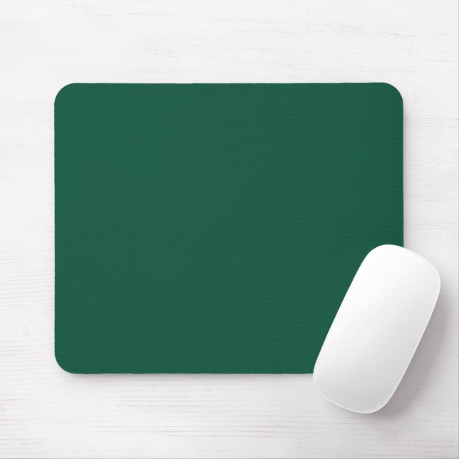 Tapis De Souris Forêt solide vert foncé (Avec souris)