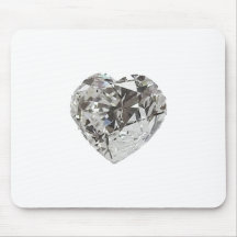Forme de coeur en diamant brillant