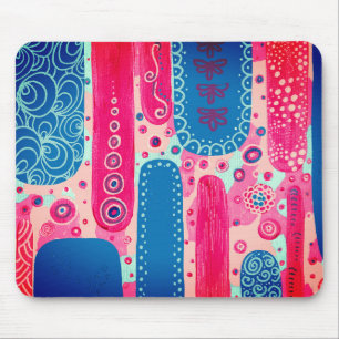 Tapis De Souris Formes et formes divines Oeuvre Abstraite original