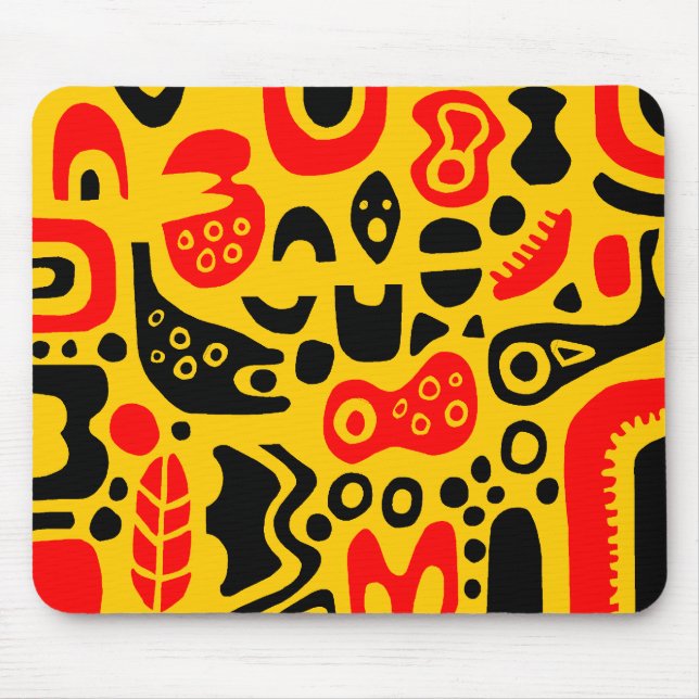 Tapis De Souris Formes - sur l'ambre (Devant)