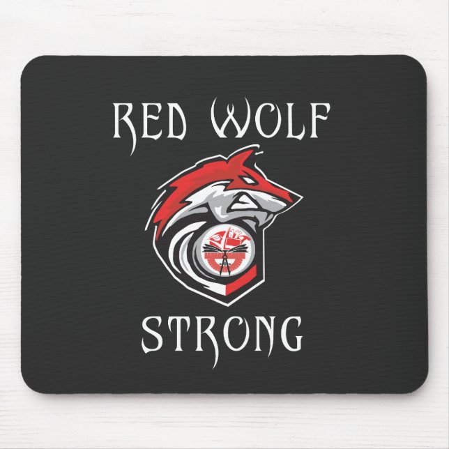 Tapis De Souris Fort du loup rouge (Devant)