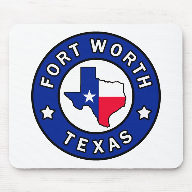 Tapis De Souris Fort Worth Texas (Devant)