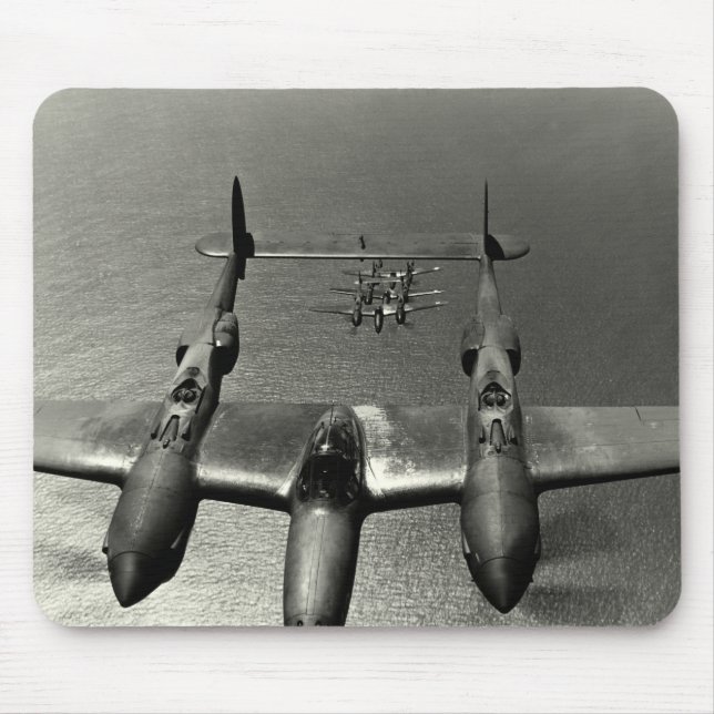 Tapis De Souris Foudres du 2ÈME GUERRE MONDIALE P-38 (Devant)