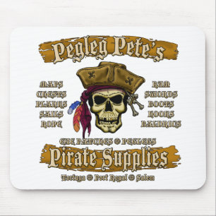 Tapis De Souris Fournitures de pirates de Pegleg Pete
