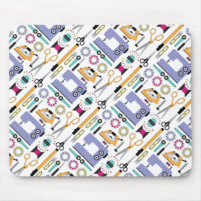 Tapis De Souris Fournitures et outils de couture modernes Motif (Devant)