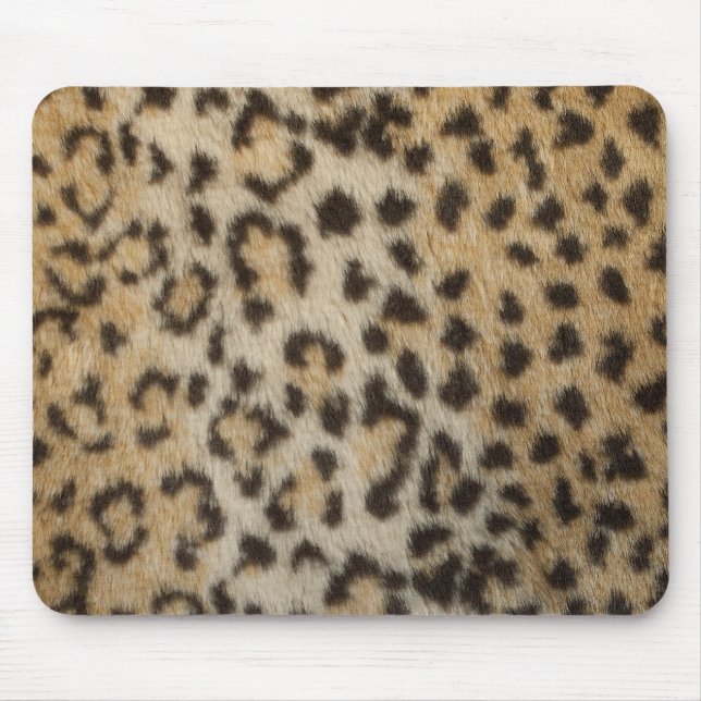 Tapis De Souris Fourre léopard (Devant)