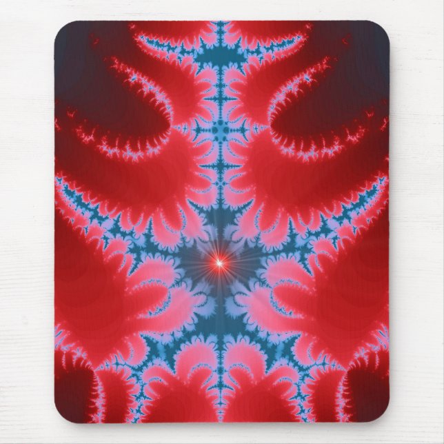 Tapis De Souris Fractale Mousepad de flamme d'enfer (Devant)