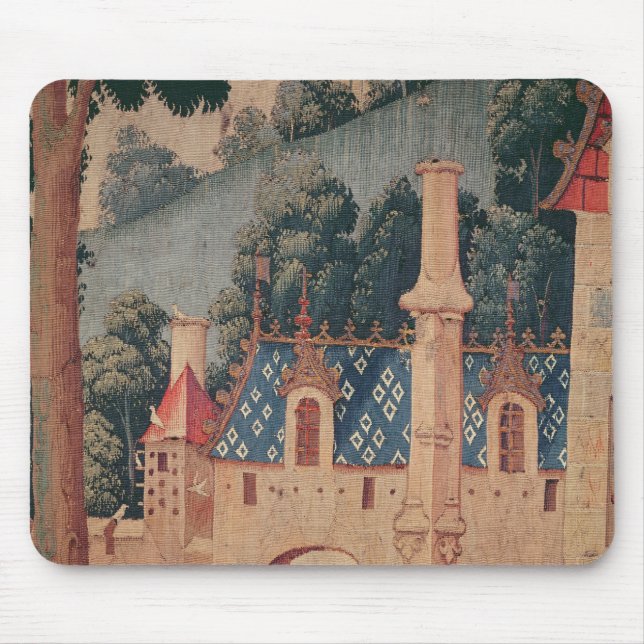 Tapis De Souris Fragment d'une tapisserie médiévale (Devant)
