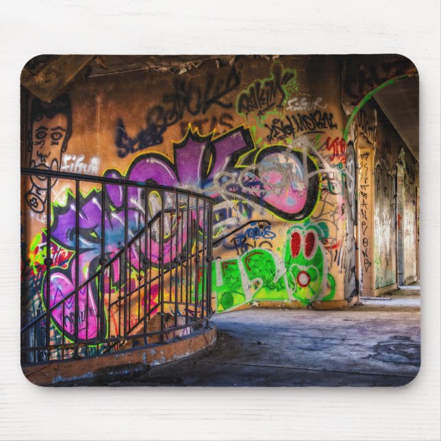 Tapis de souris frais d'art de rue de graffiti (Devant)