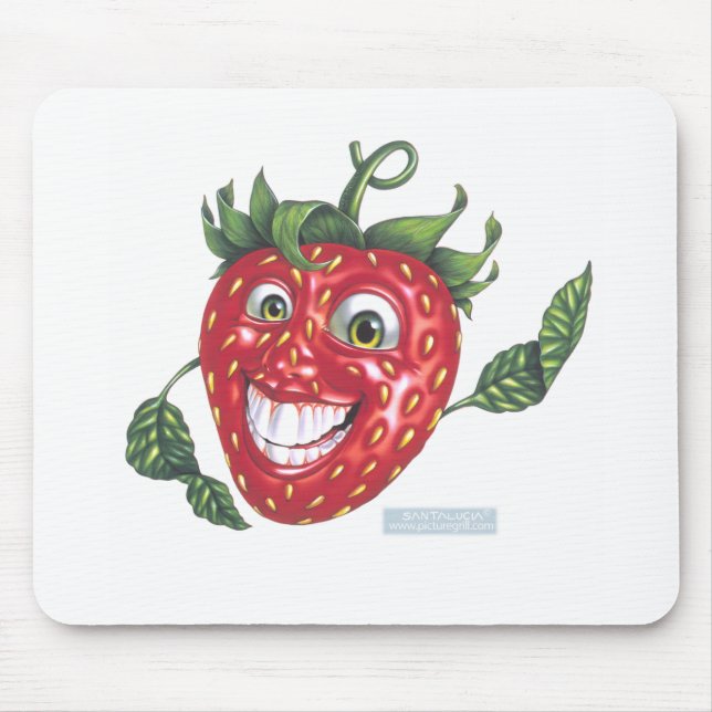Tapis De Souris fraise (Devant)