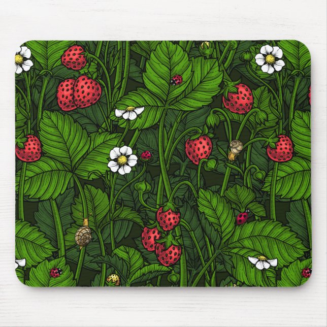Tapis De Souris Fraises sauvages (Devant)