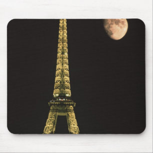 Tapis De Souris France, Paris. Tour Eiffel le soir avec