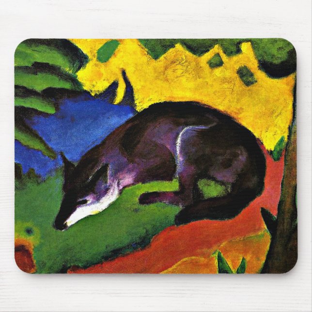Tapis De Souris Franz Marc - Blue Fox (Devant)