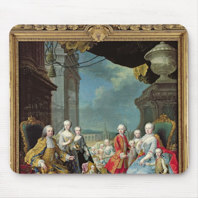 Tapis De Souris Franz Stephan I avec son épouse Marie-Therese (Devant)
