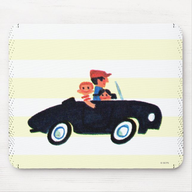 Tapis De Souris Frapper la route ouverte 3 (Devant)