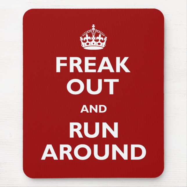 Tapis De Souris Freak Out et Run Around (Devant)